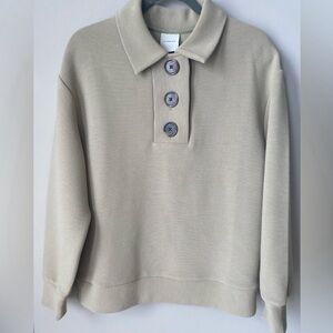 Varley Polo Sweater Size Small